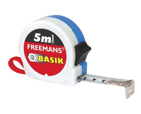 5m BASIK Measuring Tape with Click-Lock